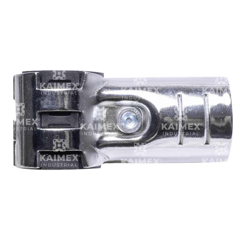 Union t tipo bisagra cromada