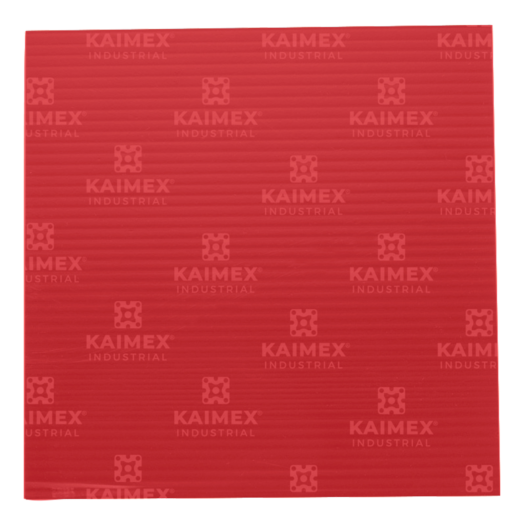 Plastico corrugado rojo 4mm
